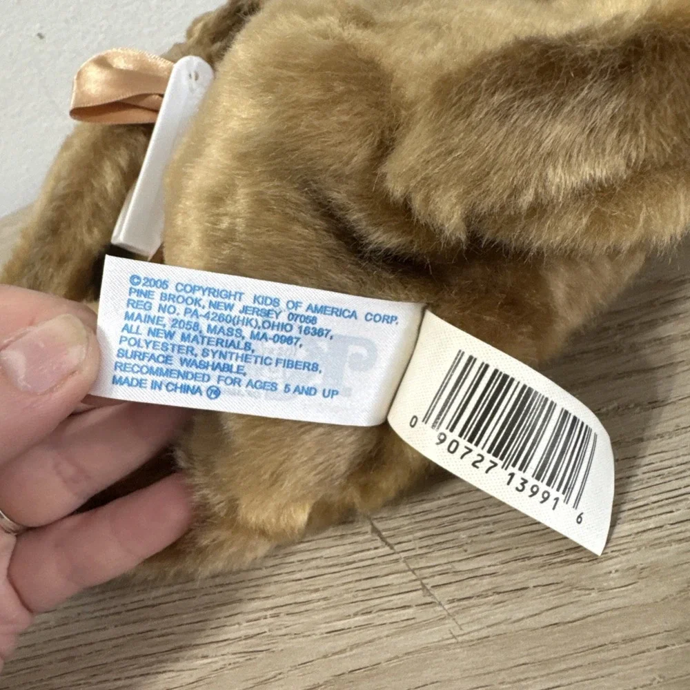 Kids Of America Hound Dog Puppy Light Brown Beige Soft Stuffed 10